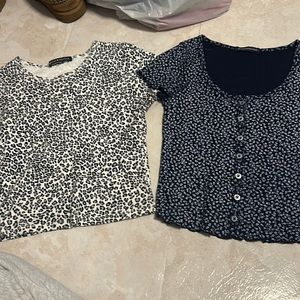 set of 2 brandy melville tops